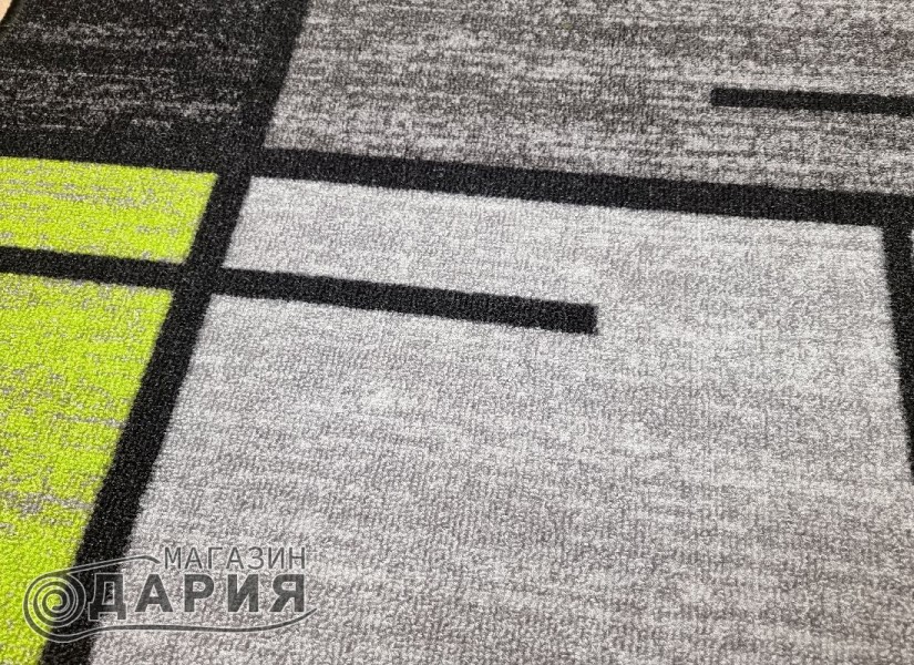 Мокетена пътека ERIKA 8010 grey/green
